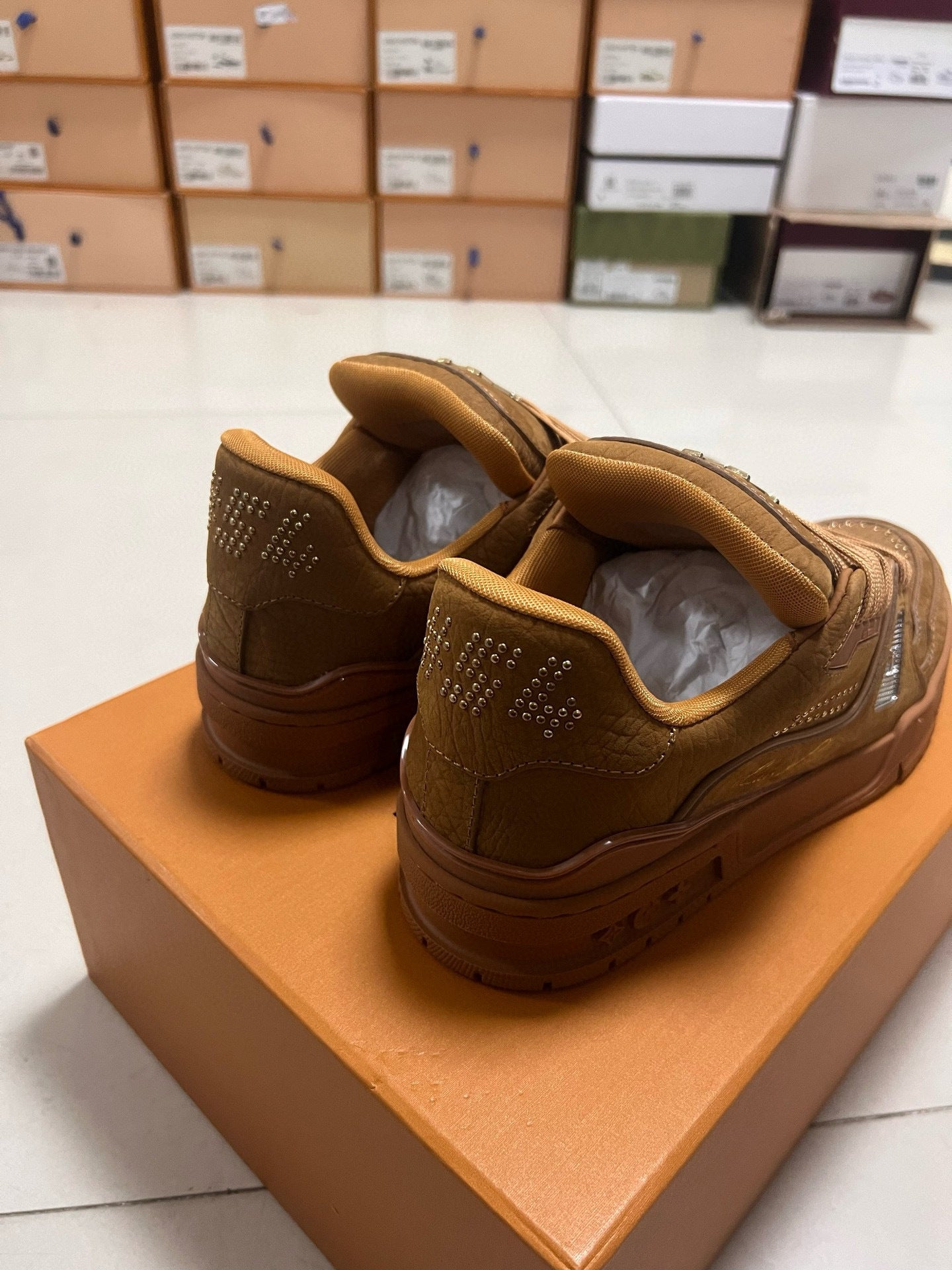 Louis Vuitton | LV Trainer Sneakers | Brown Suede Edition