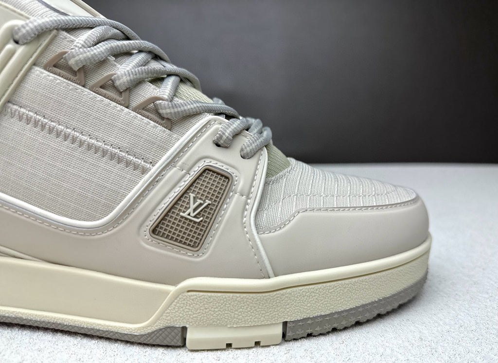 Louis Vuitton LV Trainer Sneaker | Metallic Grey / Silver Edition