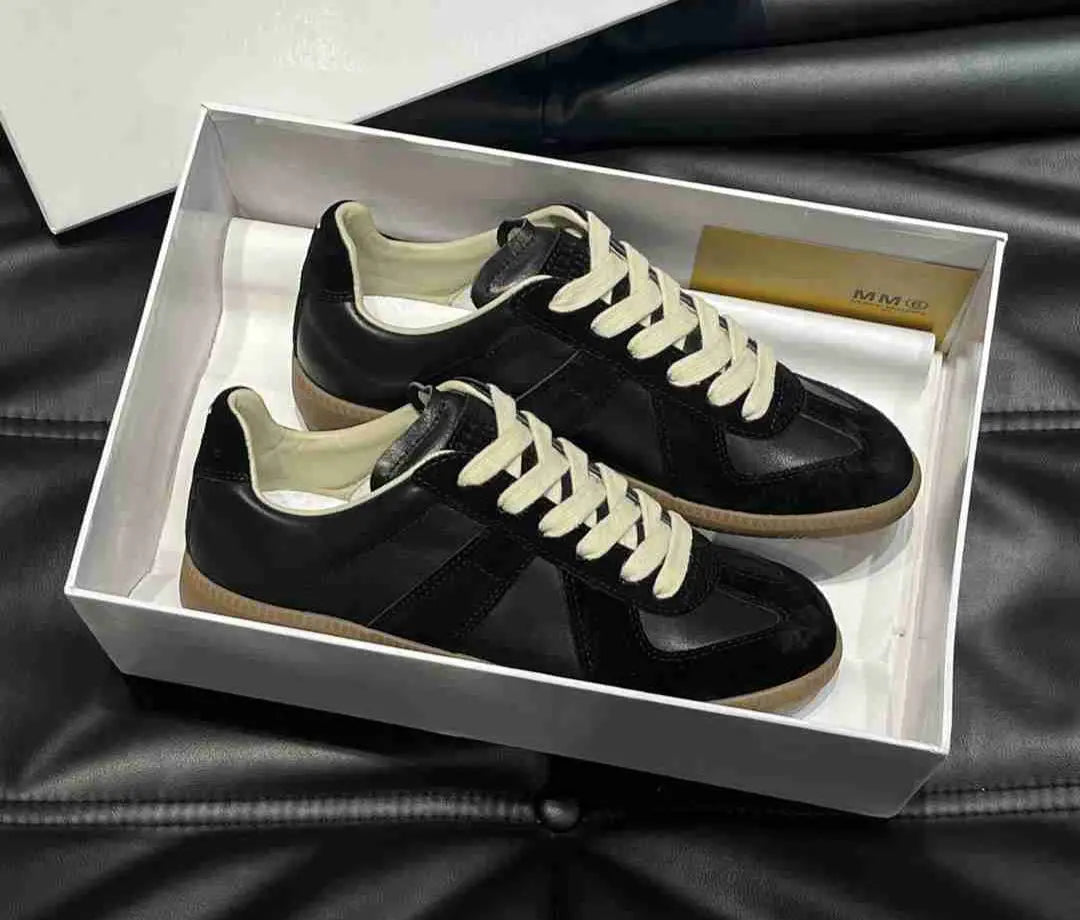 Maison Margiela | German Army Trainer GAT Sneakers | White & Black Colorways Margiela