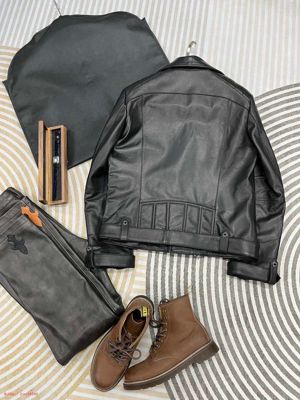 Balmain | Black Leather Biker Jacket Balmain