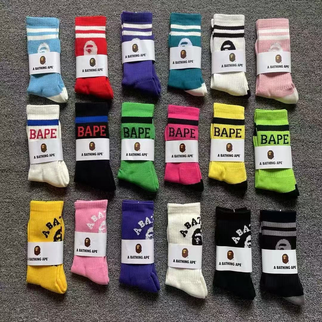 BAPE | Logo & Camo Socks Pack (3 for $60)