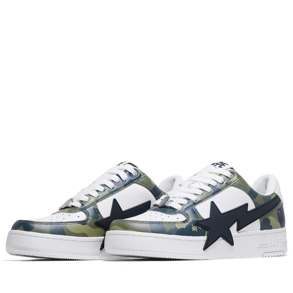 BAPE | STA OS #2 Sneaker | White Patent Camo