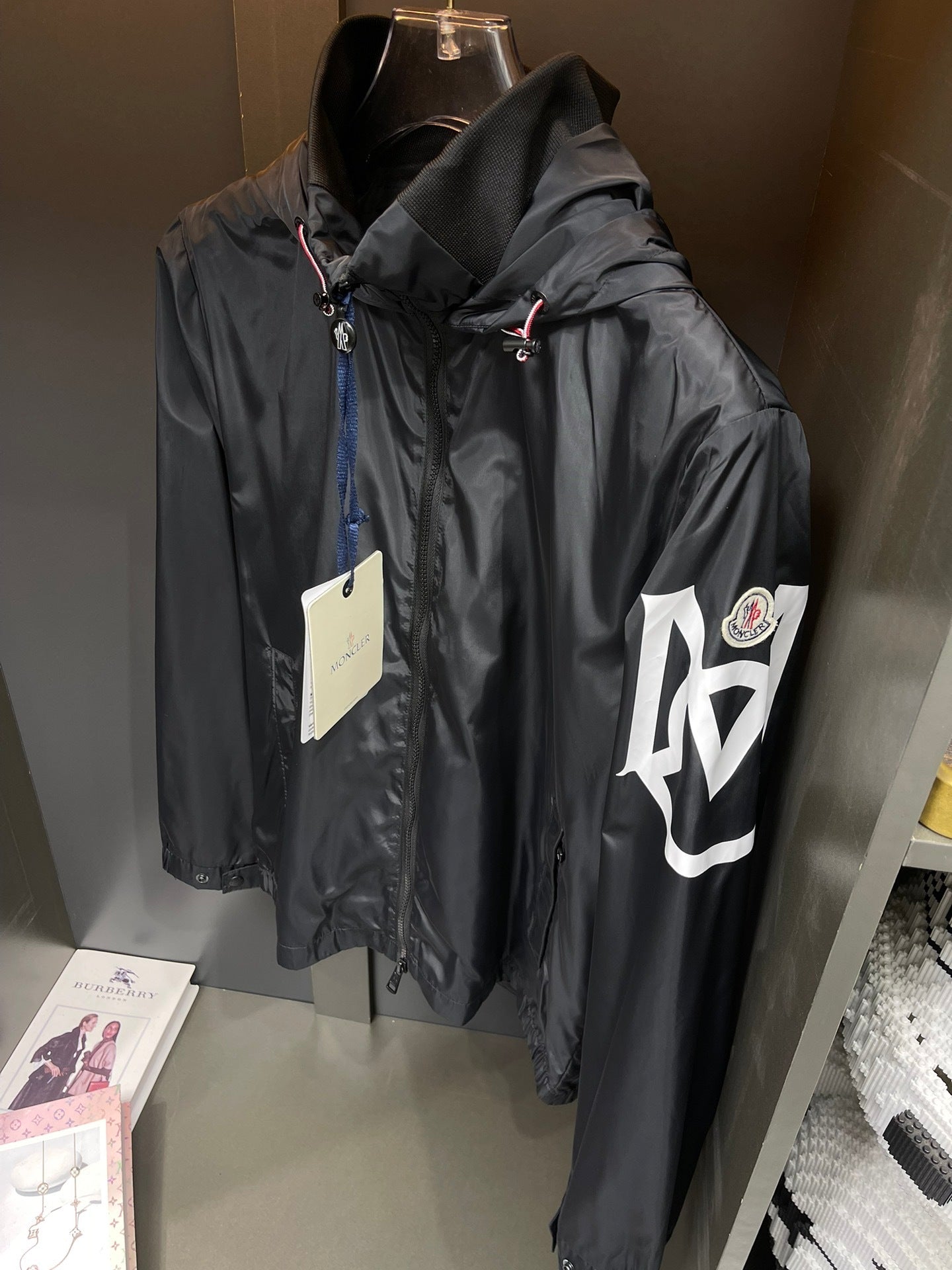 Moncler | Black Nylon Windbreaker Jacket