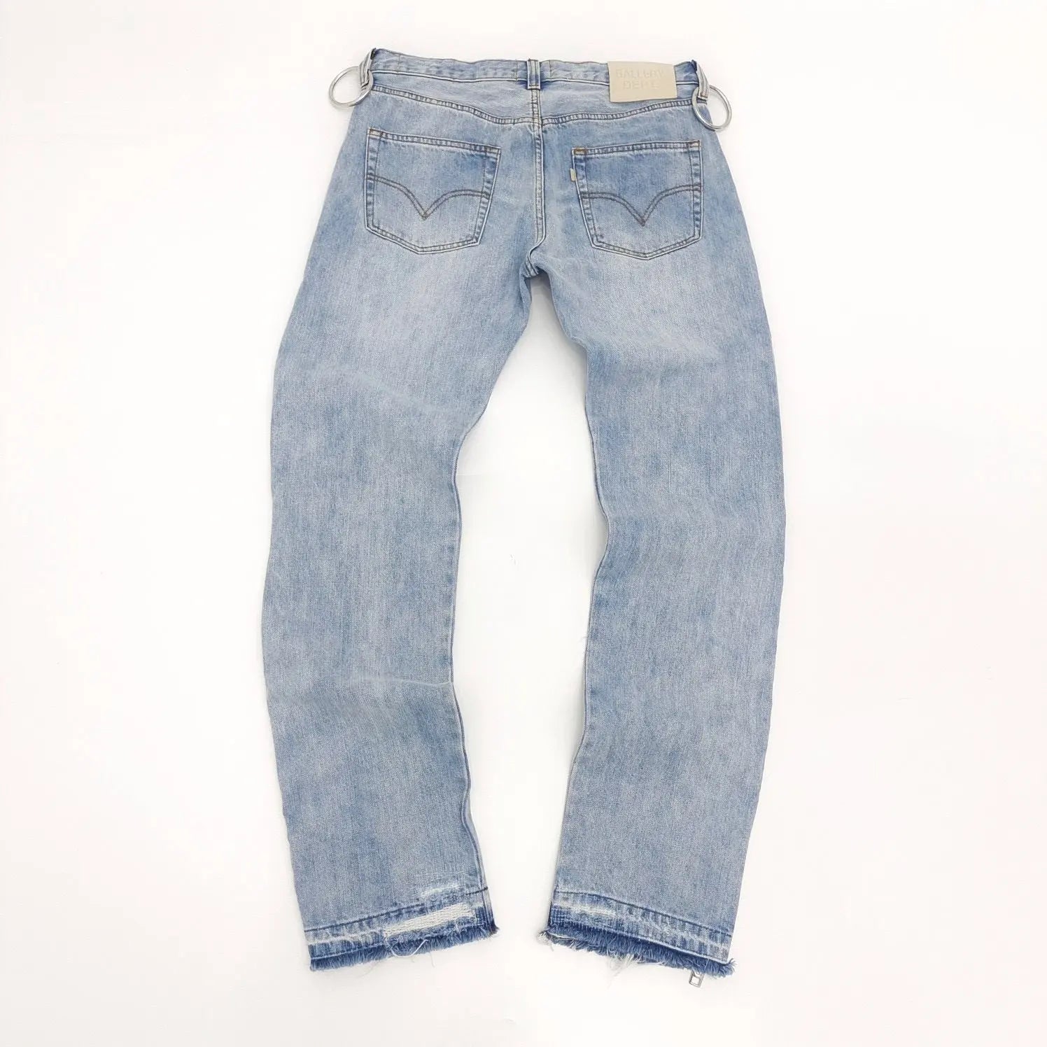 Gallery Dept | Light Wash Zipper Patch Jeans Gallery Dept.