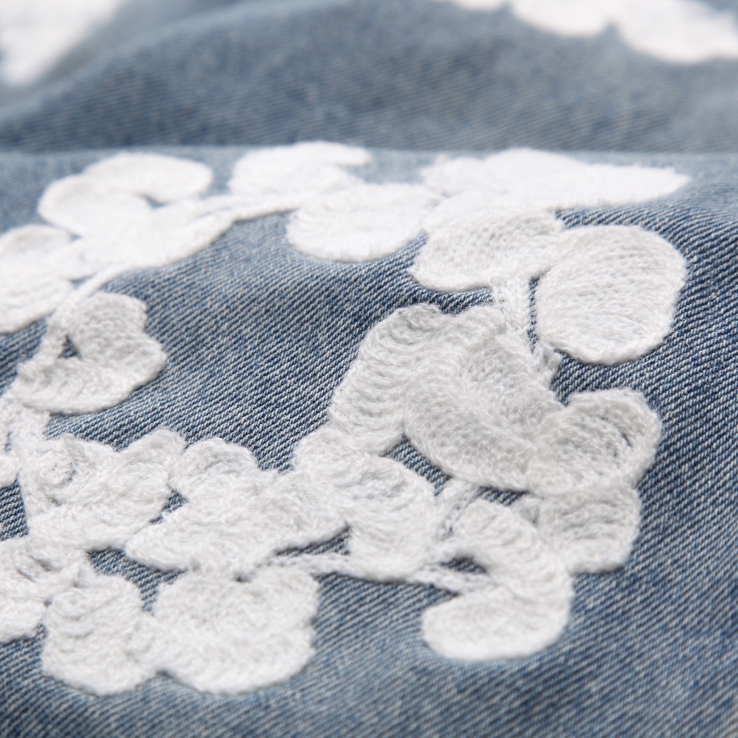 Denim Tears | Wreath Print Jeans | Black & Blue