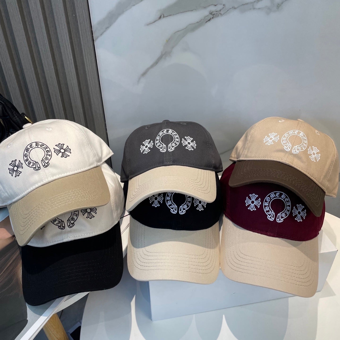 Chrome Hearts | Embroidered Horseshoe Logo Cap | Multiple Colors