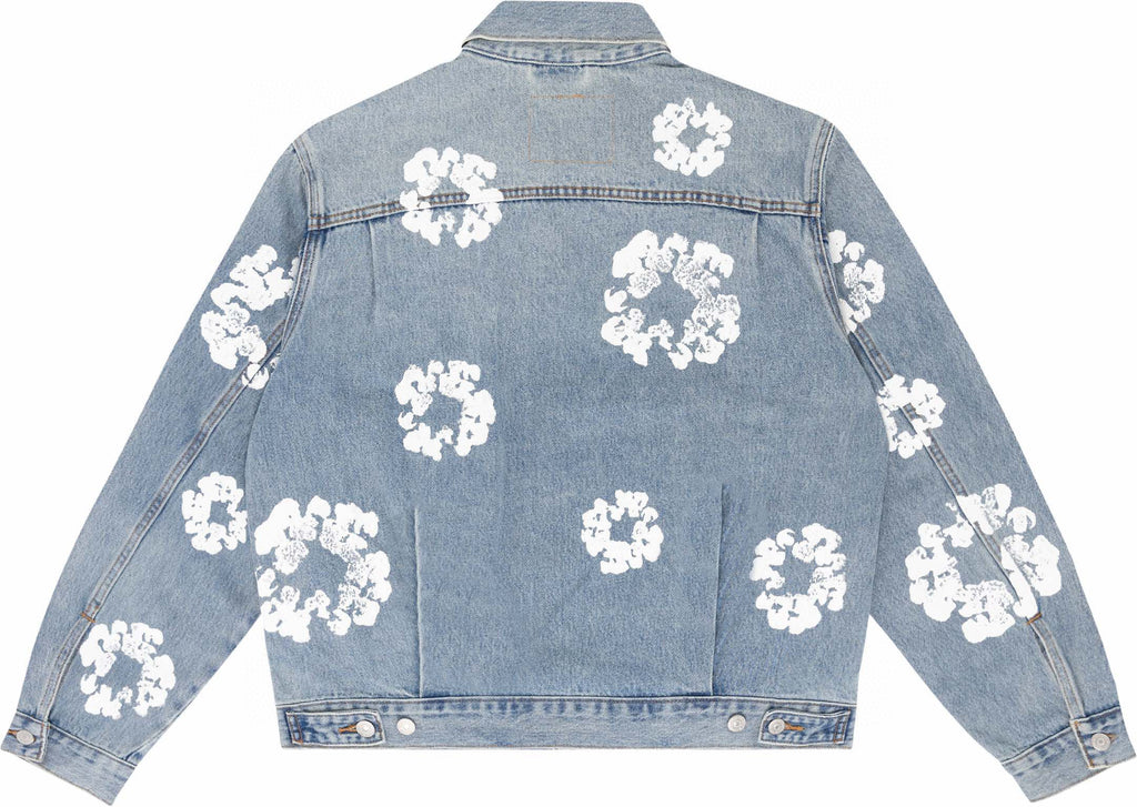 Denim Tears | Cotton Wreath Denim Jacket | Multiple Washes