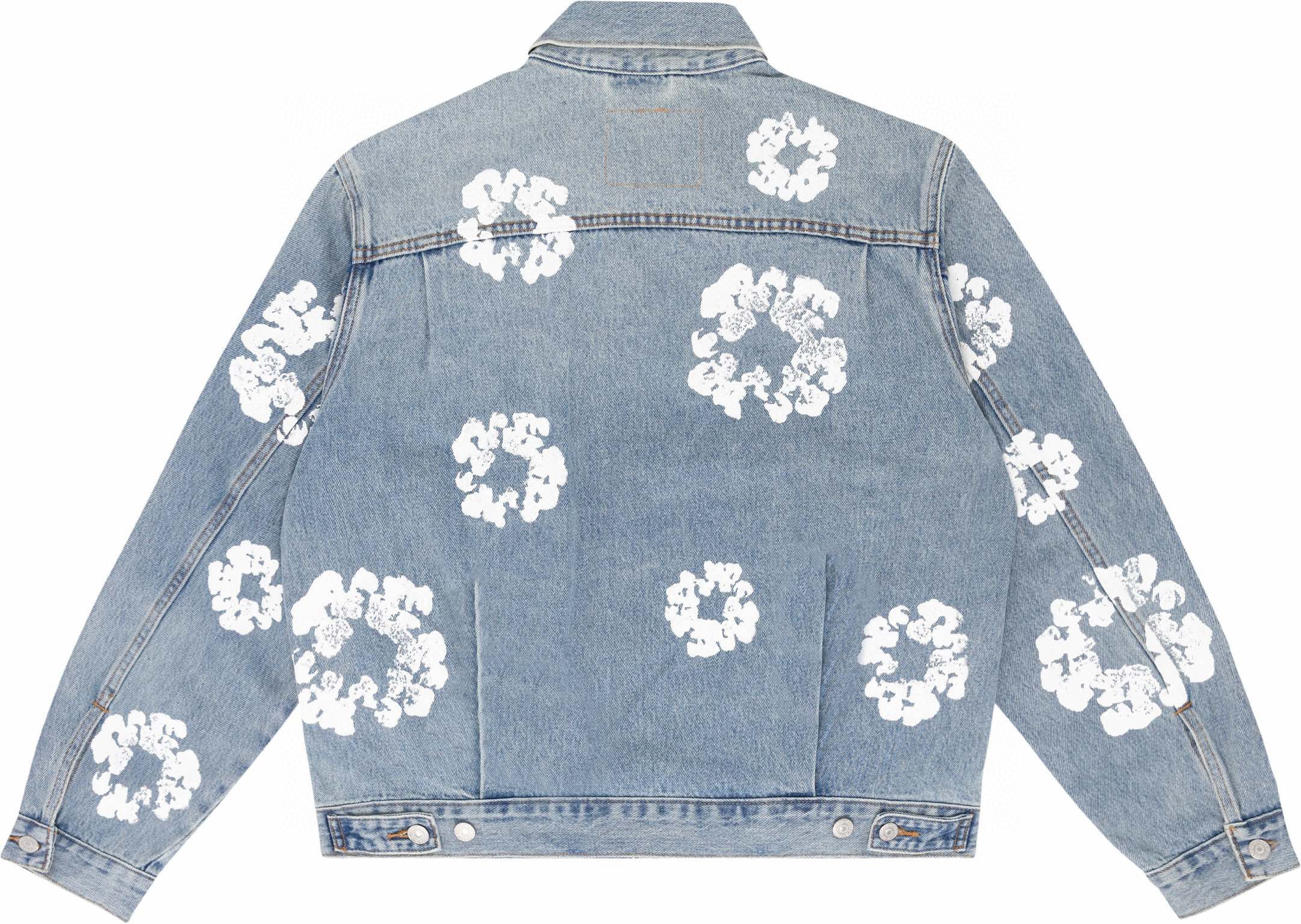 Denim Tears | Cotton Wreath Denim Jacket | Multiple Washes