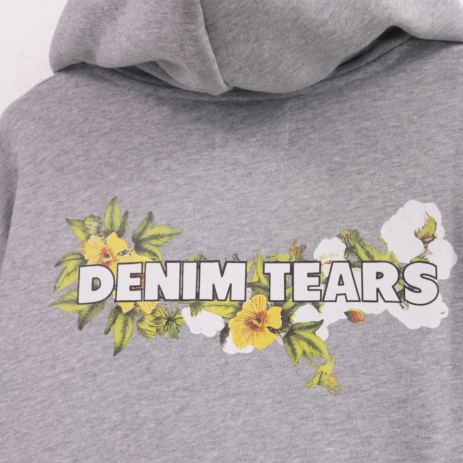 Denim Tears | Black Lazarus Hoodie | Front & Back Graphic Denim Tears