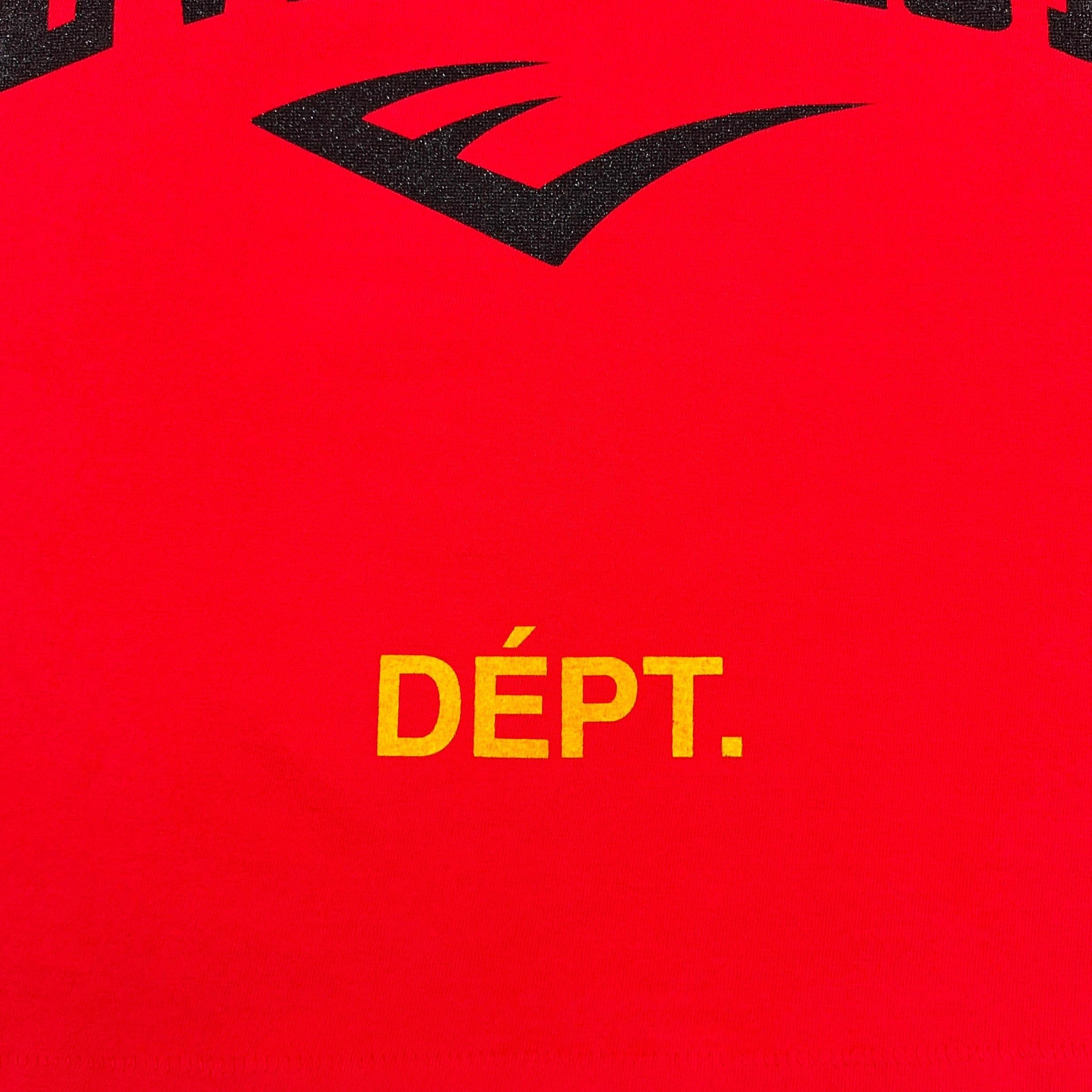 Gallery Dept. | Everlast J Logo Tee | Red Black Multi
