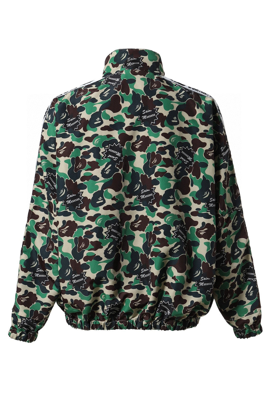 Saint Michael x BAPE Camo Track Jacket | Green ABC Print