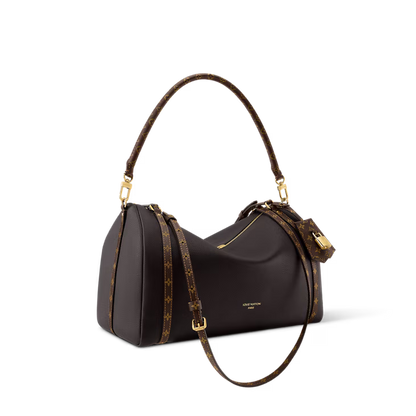 Louis Vuitton Express MM – Mahogany Leather & Monogram Canvas | Authentic Designer Handbag Louis Vuitton