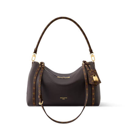 Louis Vuitton Express MM – Mahogany Leather & Monogram Canvas | Authentic Designer Handbag Louis Vuitton