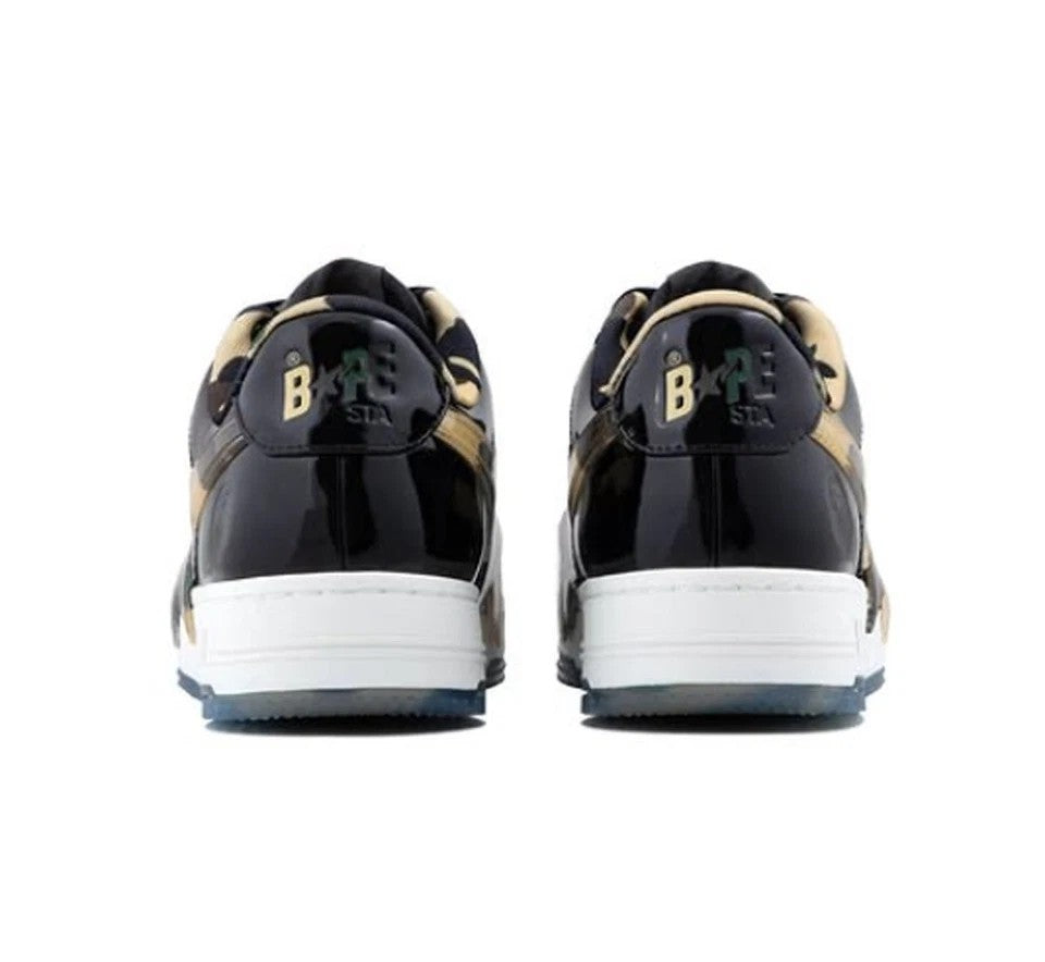 BAPE | STA OS #2 Sneaker | Black Patent Camo