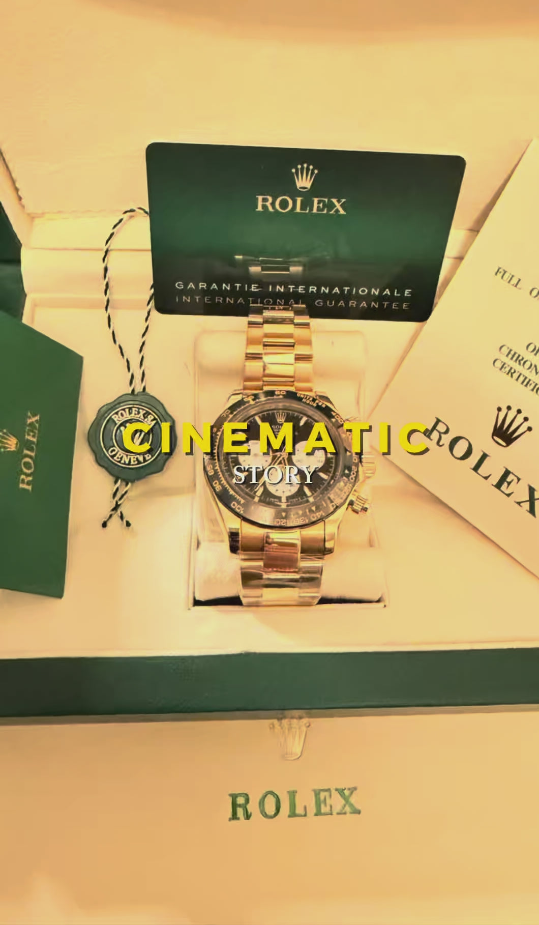 Rolex Daytona | Gold Chronograph | Black Dial