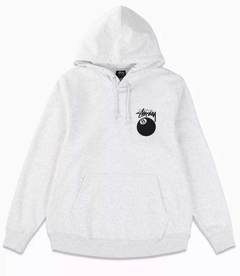 Stüssy | 8 Ball Hoodie | White