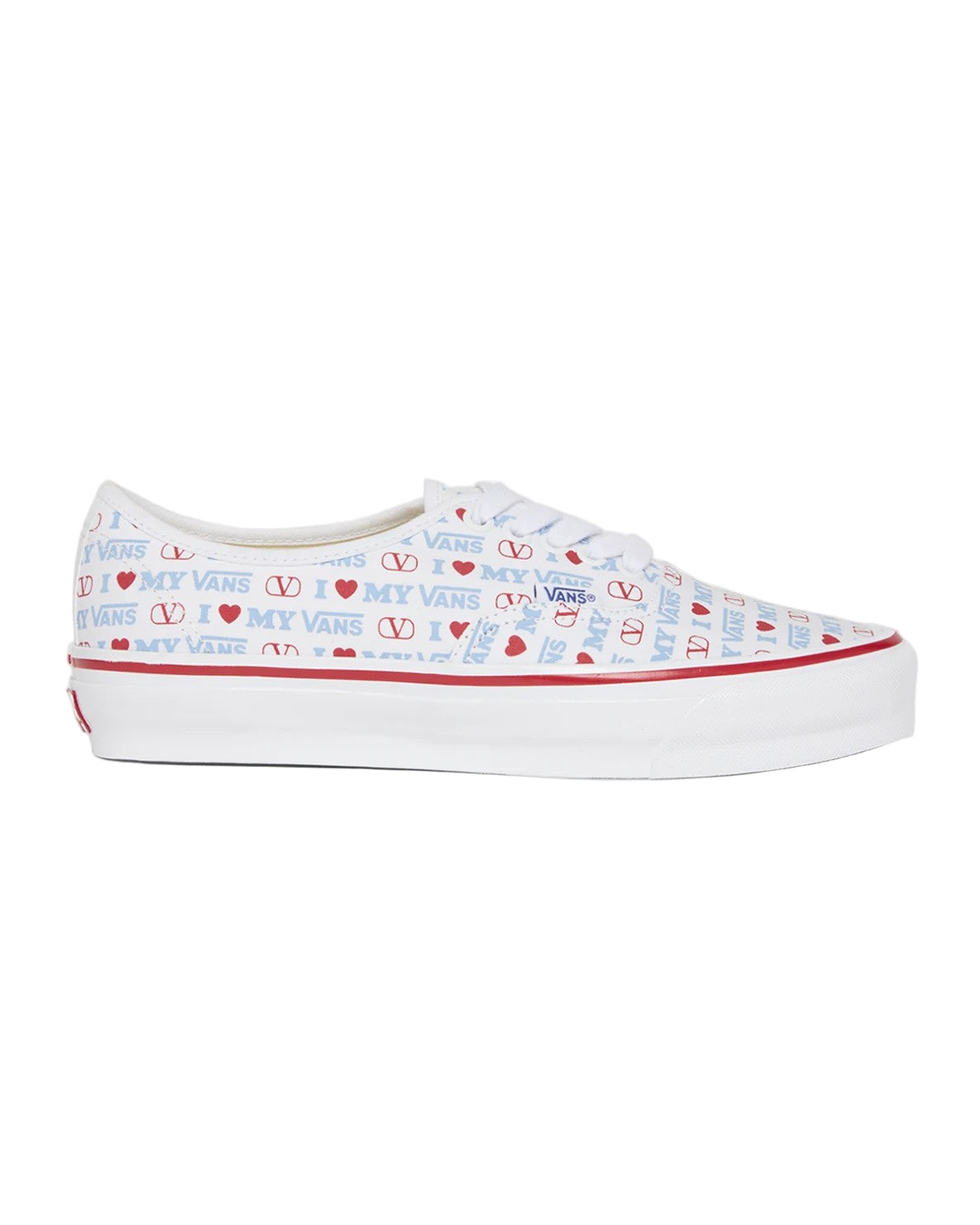 Valentino Garavani | Vans Authentic | Ban Bianco-Rouge Pur-Atlantique
