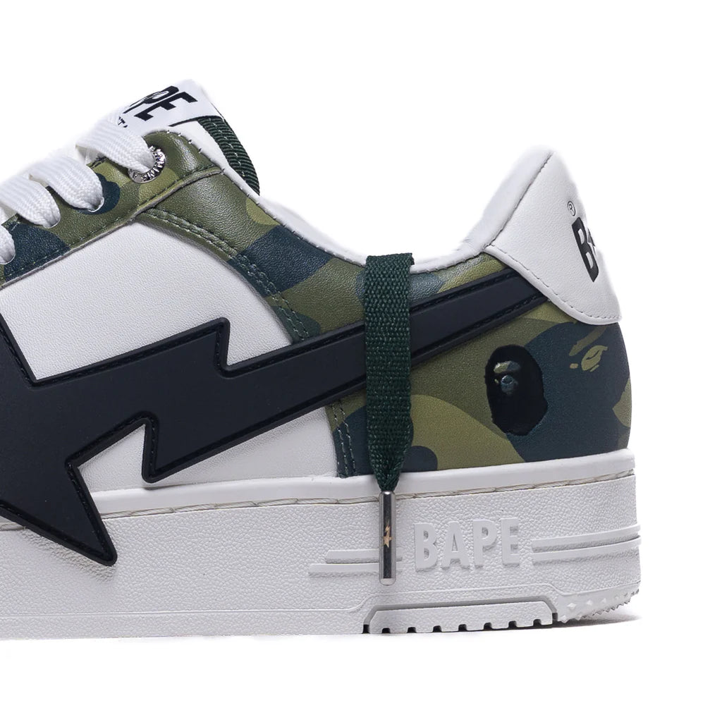 BAPE | STA OS #2 Sneaker | White Patent Camo