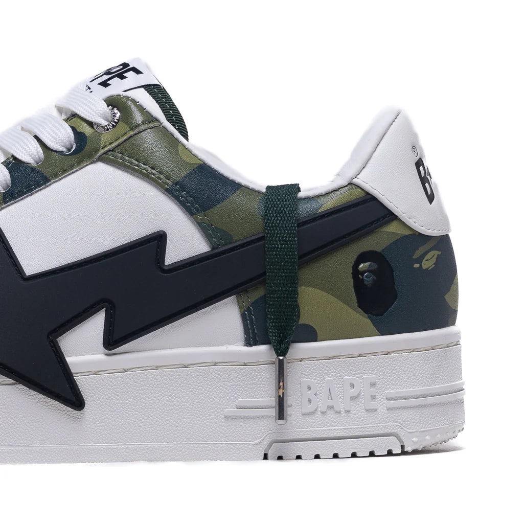 BAPE | STA OS #2 Sneaker | White Patent Camo